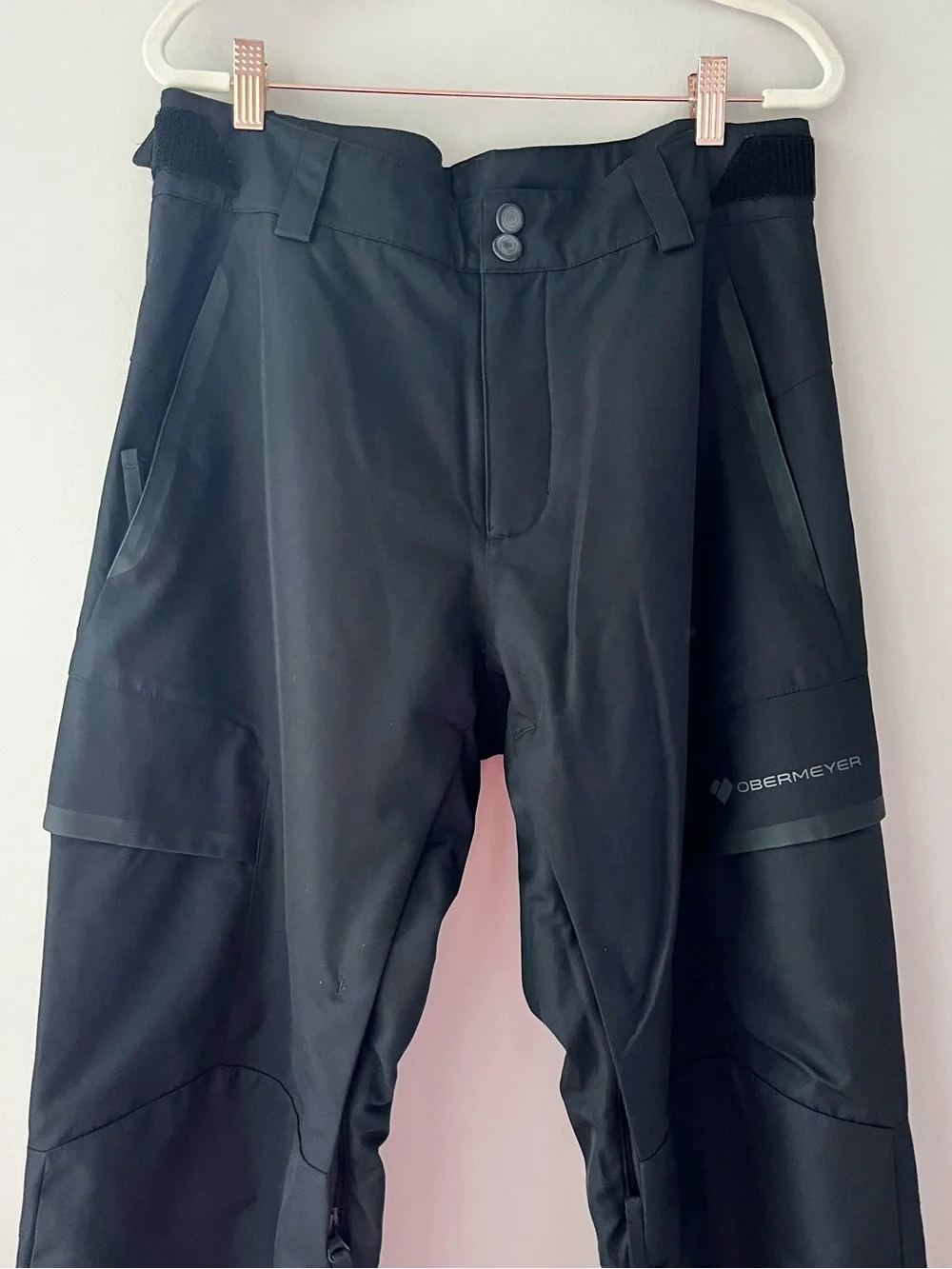 Obermeyer Black Ski Pants Snowboard Men Medium